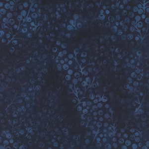 Frosted Wishes Batik Berrys Midnight Blue