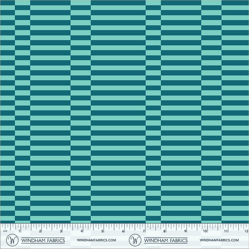 55379-6-Aqua Annabel's Blenders Broken Stripe Aqua - Image 1