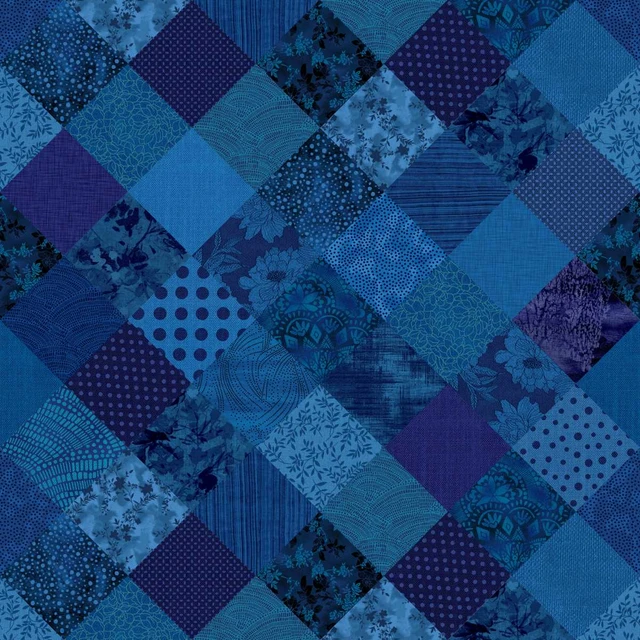 8955-77 Meow Mix Cheater Patch Royal Blue - Image 1