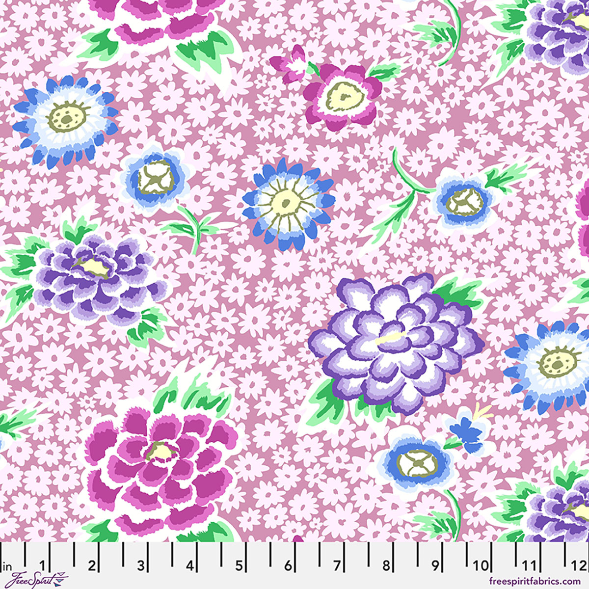 CLGP006.PASTEL Kaffe Fassett Cotton Lawn Charlotte Pastel 108" Wideback - Image 1