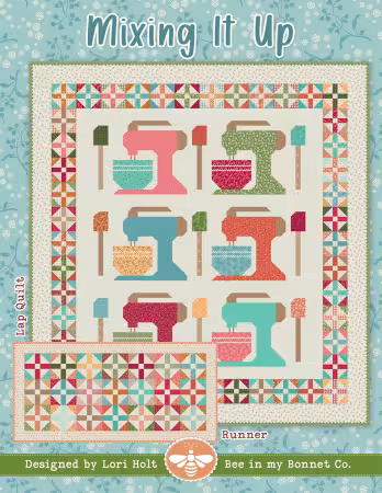 ISE-323 Mixing It Up Quilt and Runner Pattern - Image 1