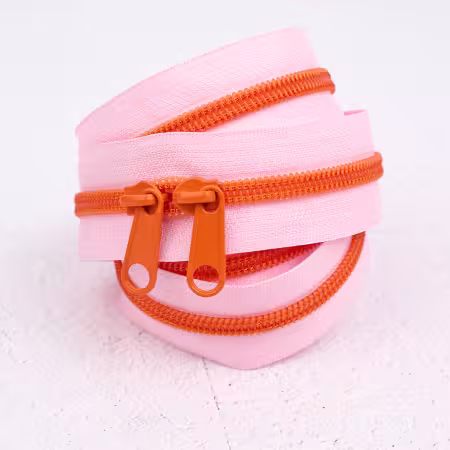 RRZIP30-402 Renaissance Ribbons 30" Handbag Zipper Grapefruit - Image 1