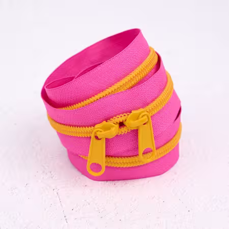 RRZIP30-403 Renaissance Ribbons 30" Handbag Zipper Pink Lemonade - Image 1