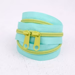 Renaissance Ribbons 40" Handbag Zipper Lime Splash
