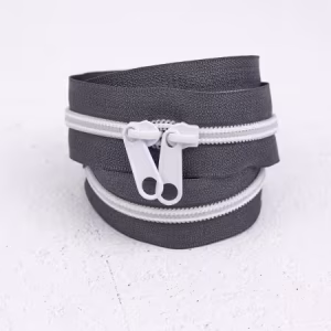 Renaissance Ribbons 40" Handbag Zipper Ash