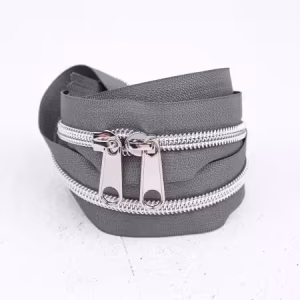 Renaissance Ribbons 40" Handbag Zipper Moonstone