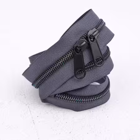 RRZIP40-805 Renaissance Ribbons 40" Handbag Zipper Oil Slick - Image 1